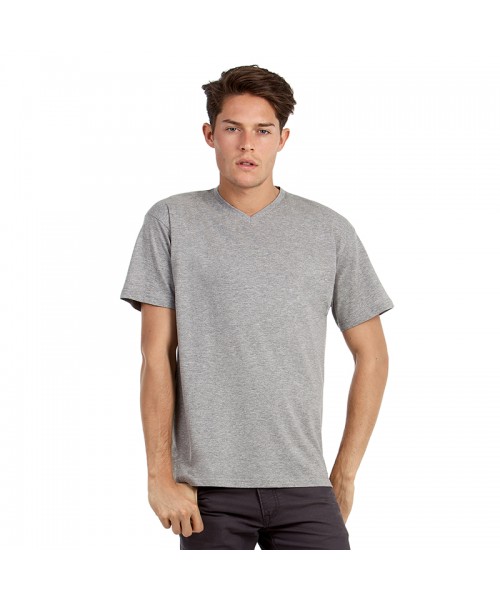 Plain V-neck Exact B&C 145 GSM